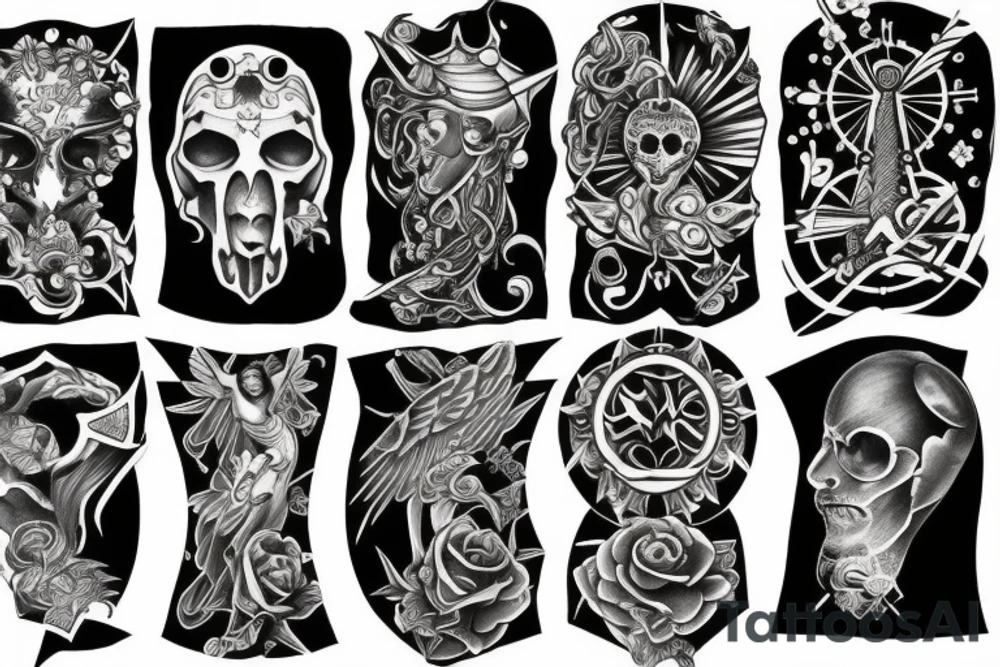celestial luck tattoo idea