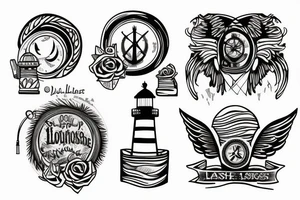 Lighthouse tattoo idea
