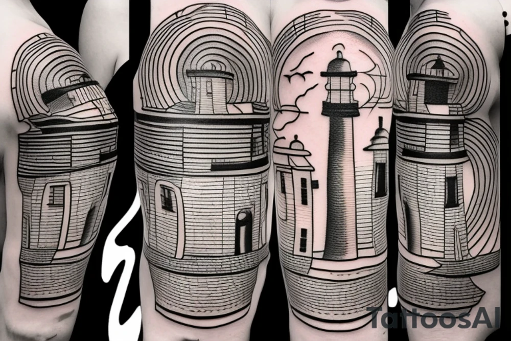 Lighthouse tattoo idea