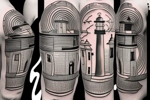 Lighthouse tattoo idea