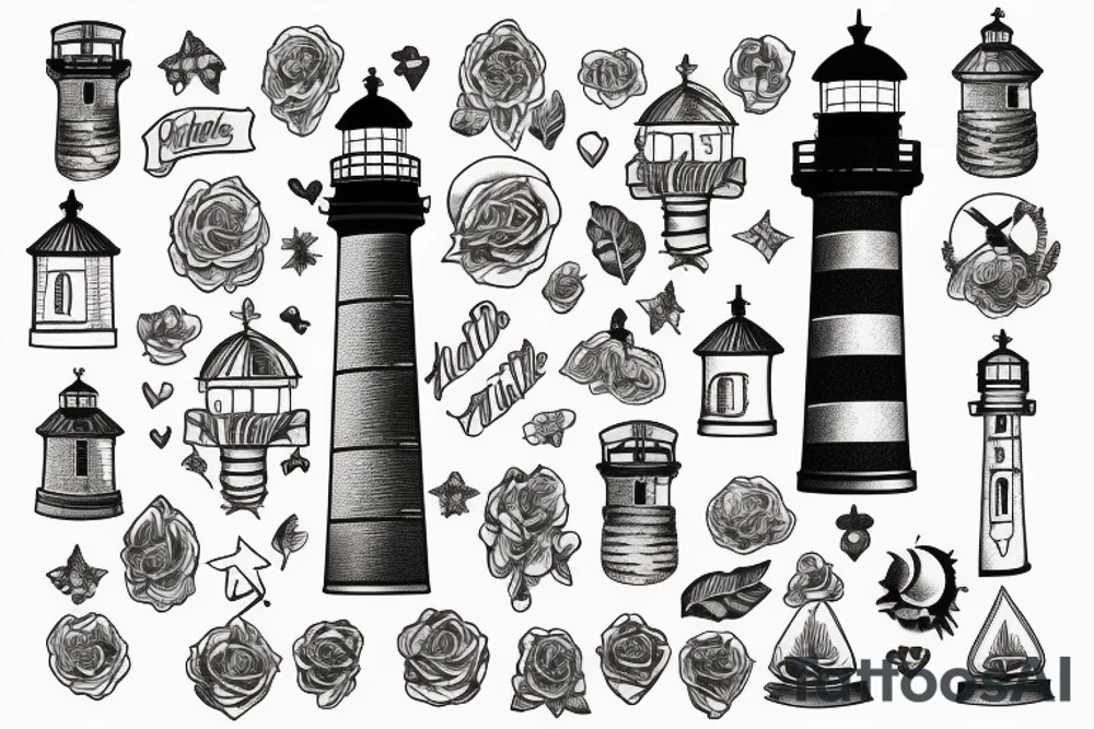 Lighthouse tattoo idea