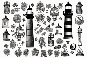 Lighthouse tattoo idea