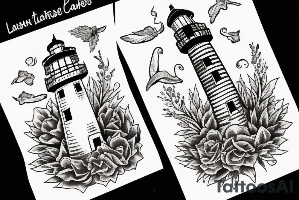 Lighthouse tattoo idea