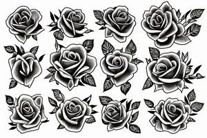 Roses around the wrist tattoo idea
