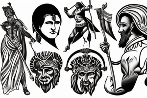 The battle of Thermopylae tattoo idea