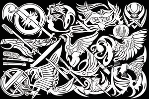 The battle of Thermopylae tattoo idea