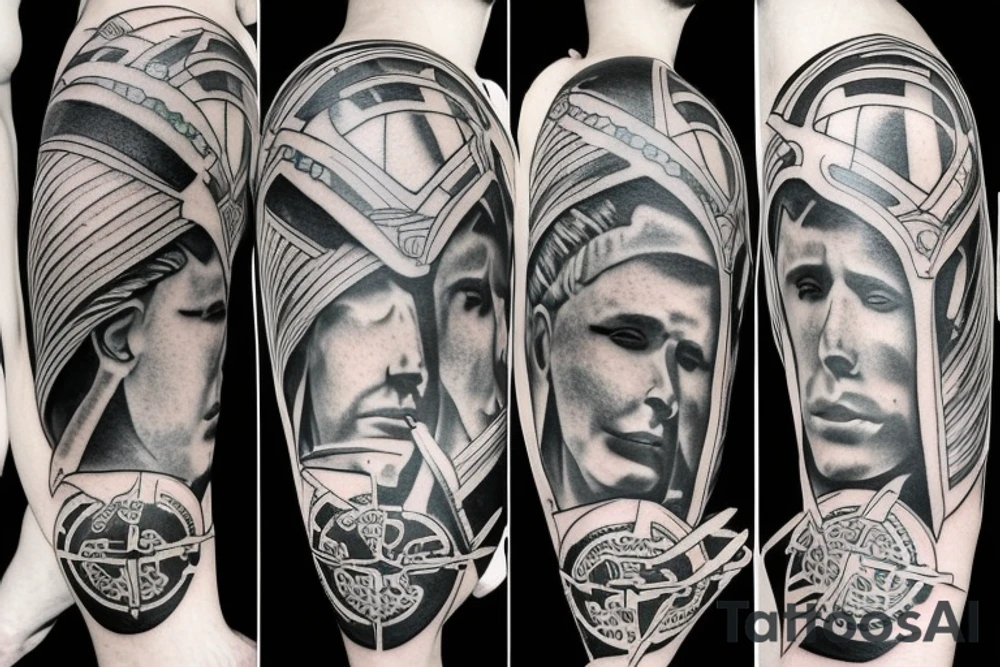 The battle of Thermopylae tattoo idea