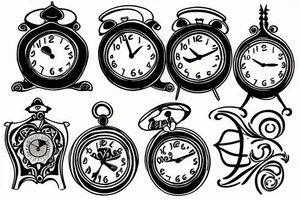 Clock tattoo idea