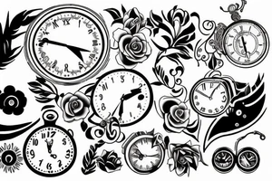 Clock tattoo idea