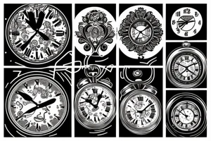 Clock tattoo idea
