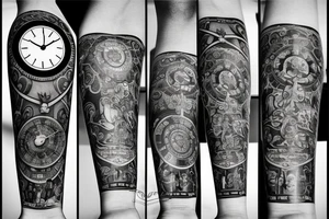 Clock tattoo idea