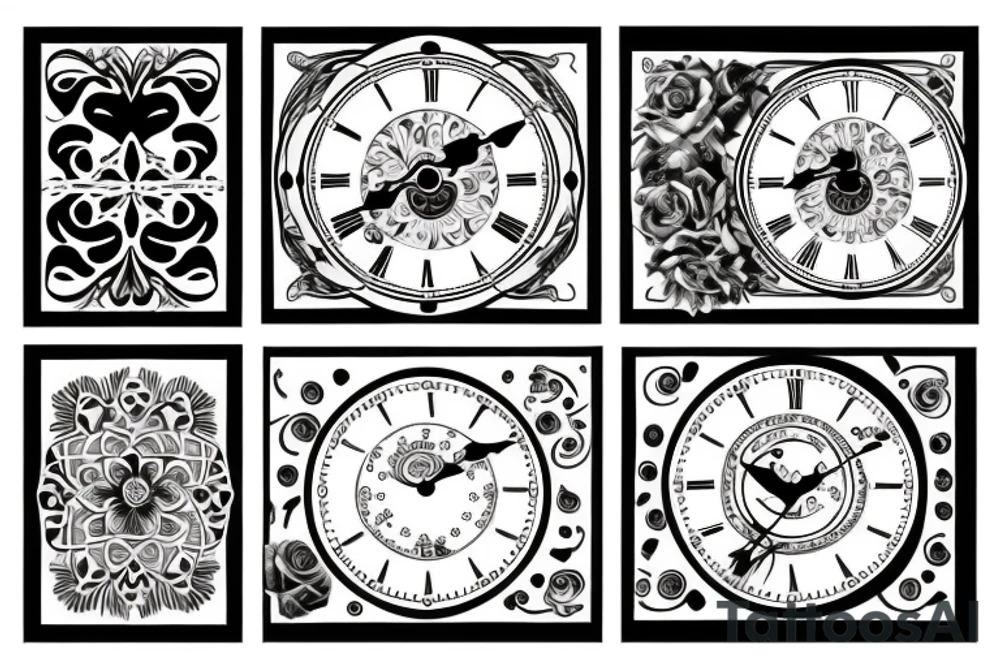 Clock tattoo idea