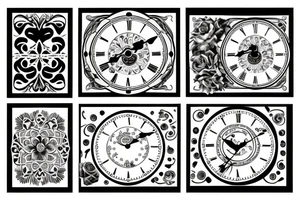 Clock tattoo idea
