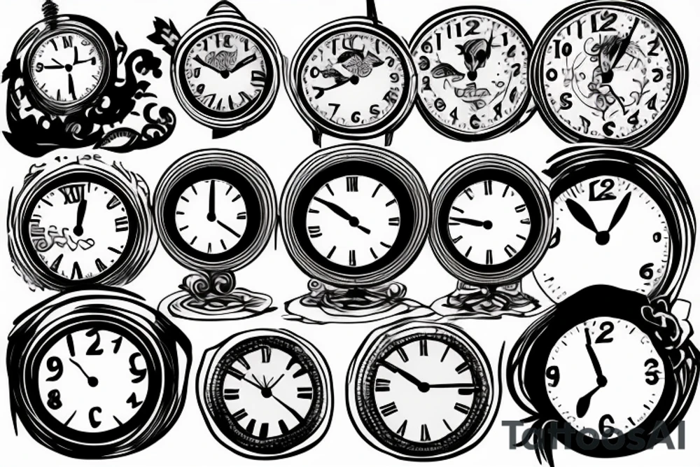 Clock tattoo idea