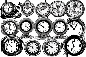 Clock tattoo idea