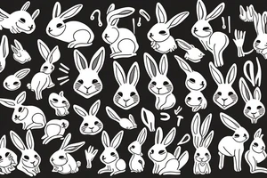 rabbit for men tattoo idea