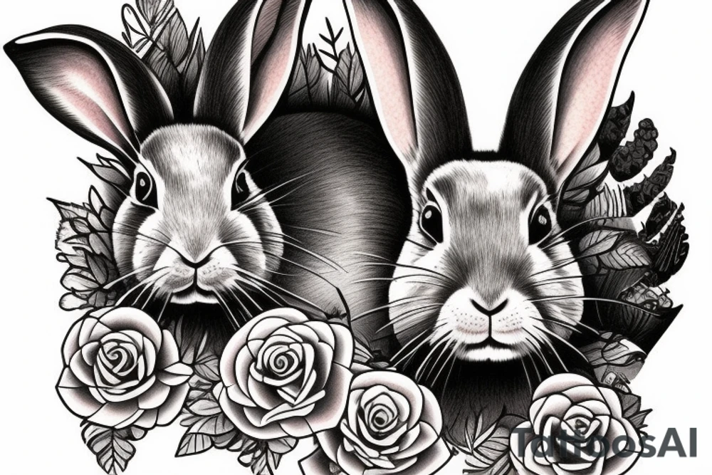 rabbit tattoo idea