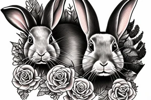 rabbit tattoo idea