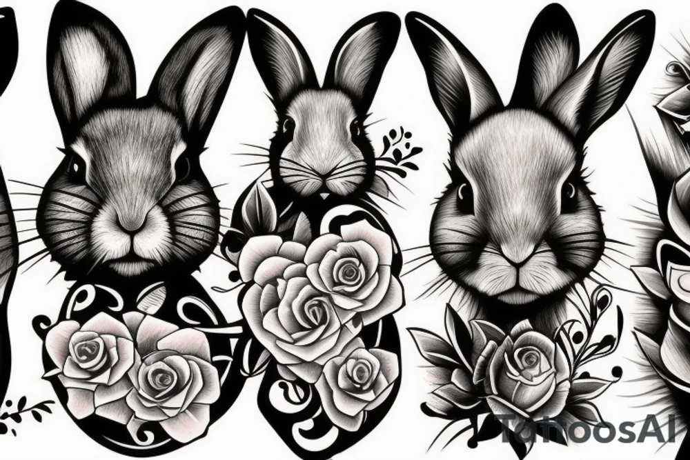 rabbit tattoo idea