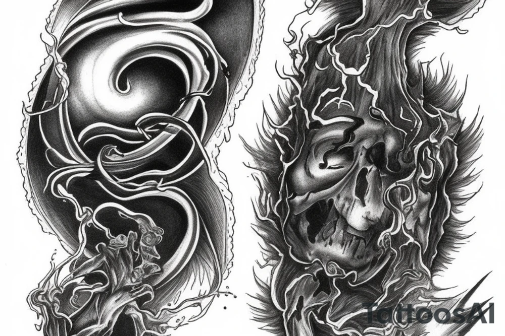 tornado of souls tattoo idea