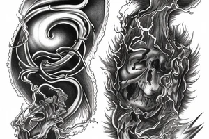 tornado of souls tattoo idea