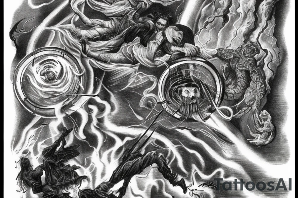 tornado of souls tattoo idea