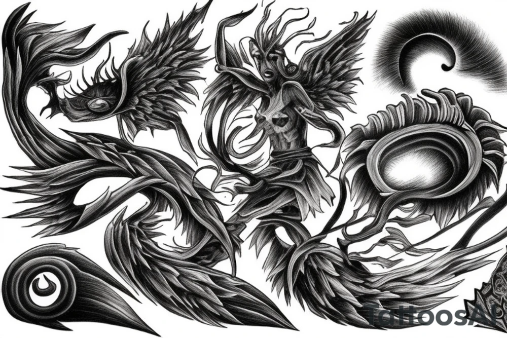 tornado of souls tattoo idea