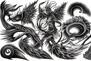 tornado of souls tattoo idea