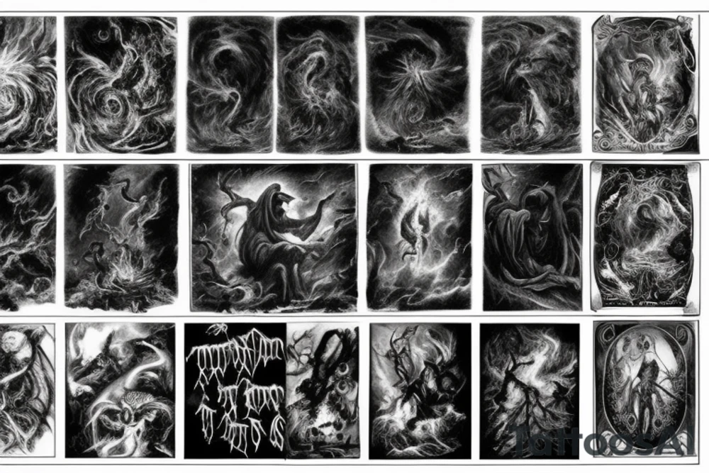 tornado of souls tattoo idea