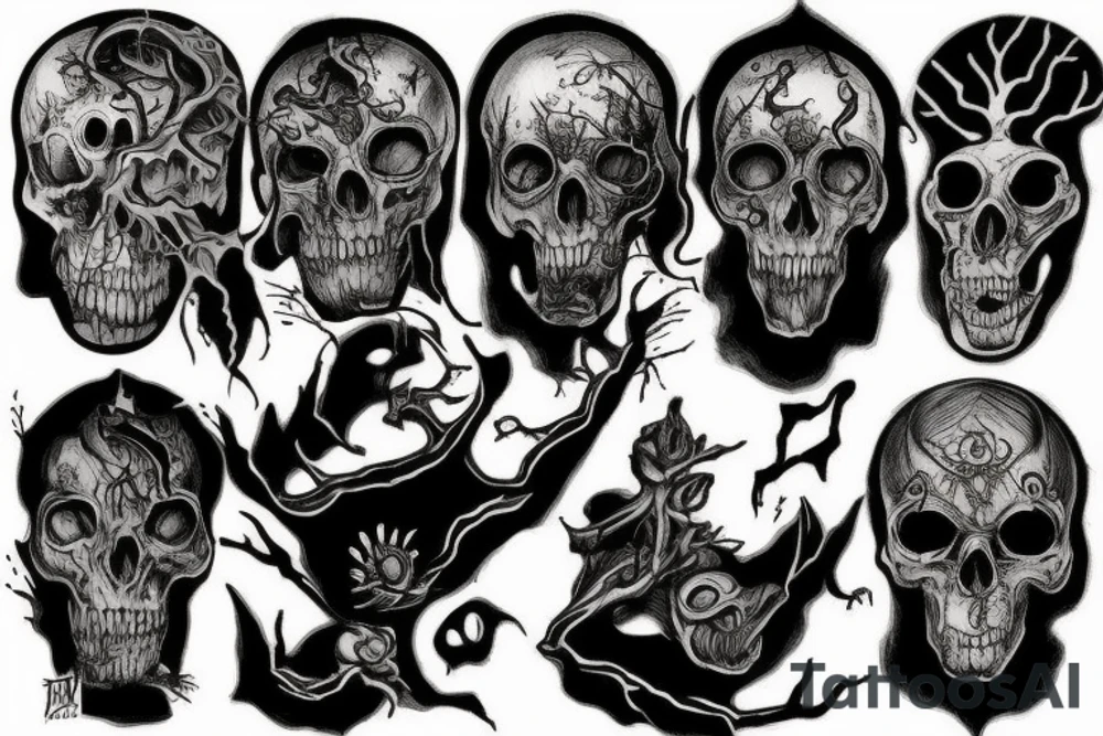 horror tattoo idea