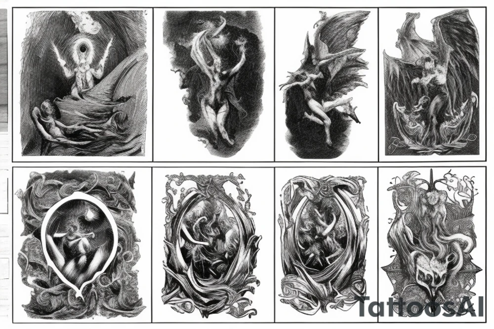 satan gustave dore tattoo idea