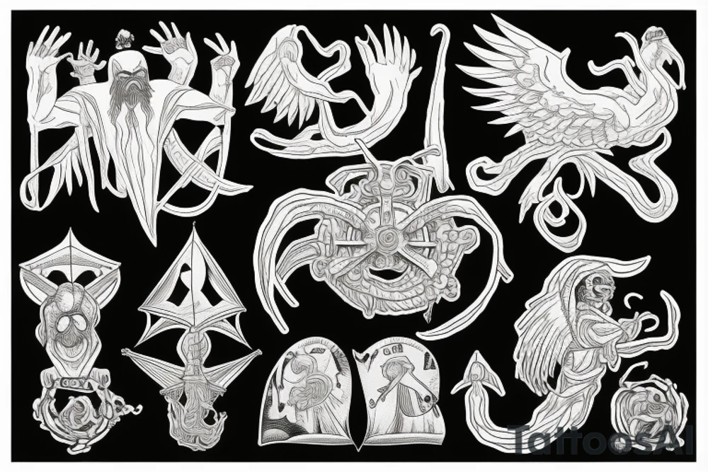 rime of ancient mariner tattoo idea