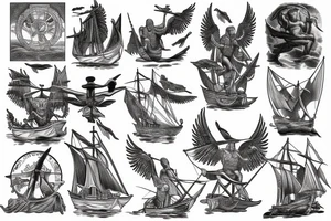 rime of ancient mariner tattoo idea