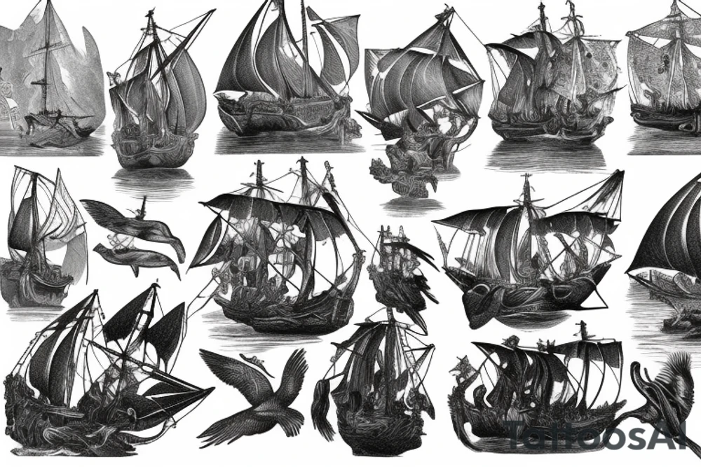 ancient mariner tattoo idea