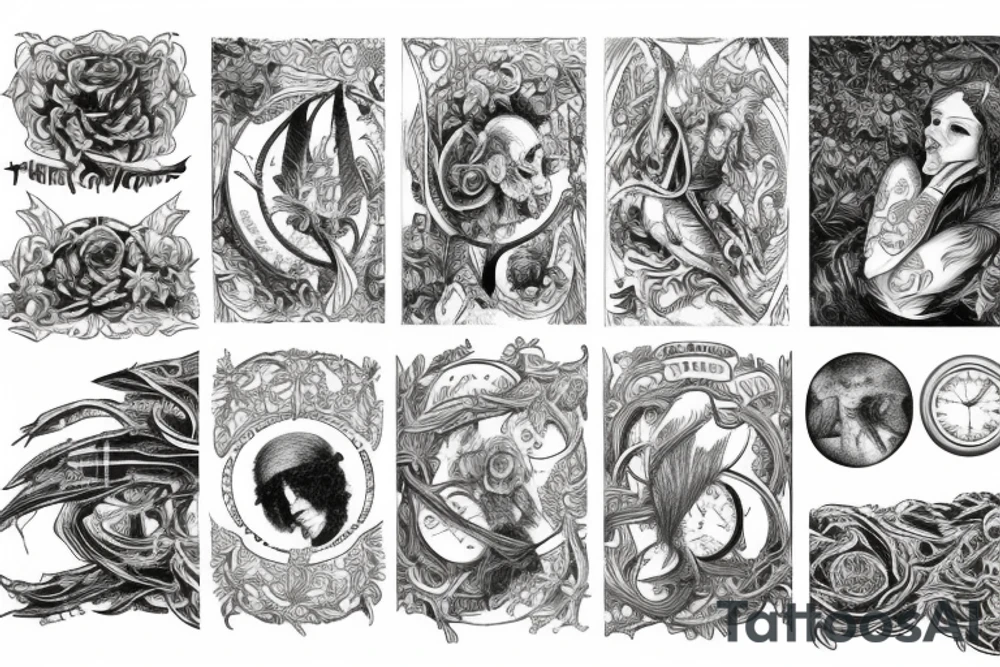 time heals nothing tattoo idea
