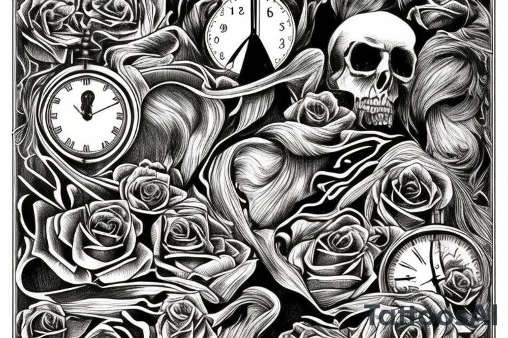 time heals nothing tattoo idea