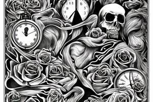 time heals nothing tattoo idea