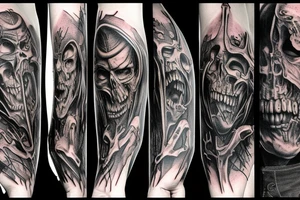 demonic tattoo idea