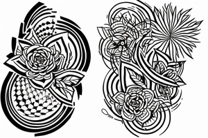 Nature tattoos for calf tattoo idea