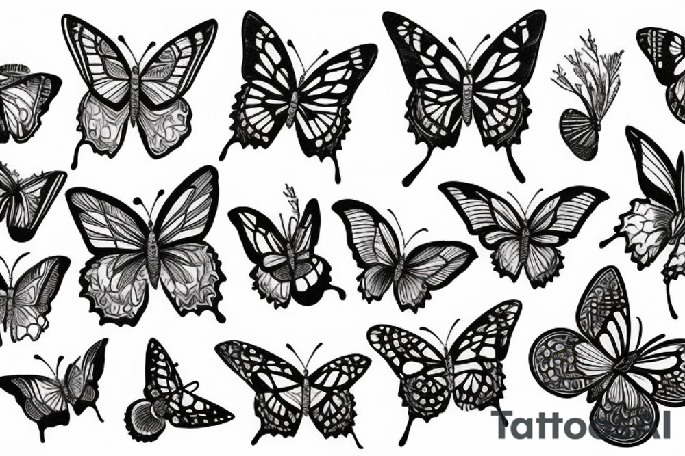 Butterfly tattoo idea