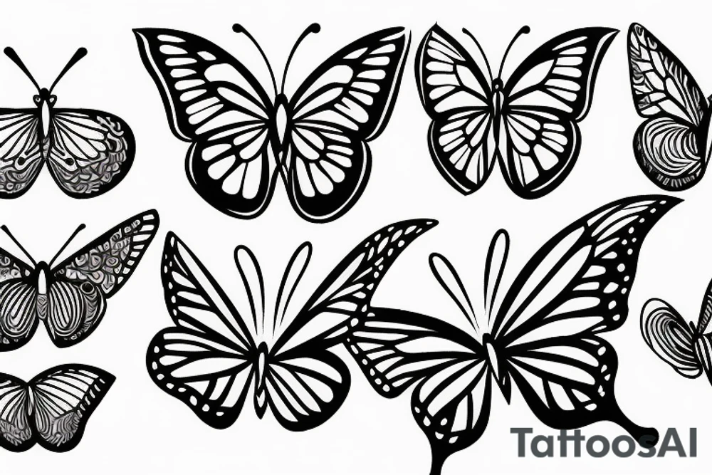 Butterfly tattoo idea