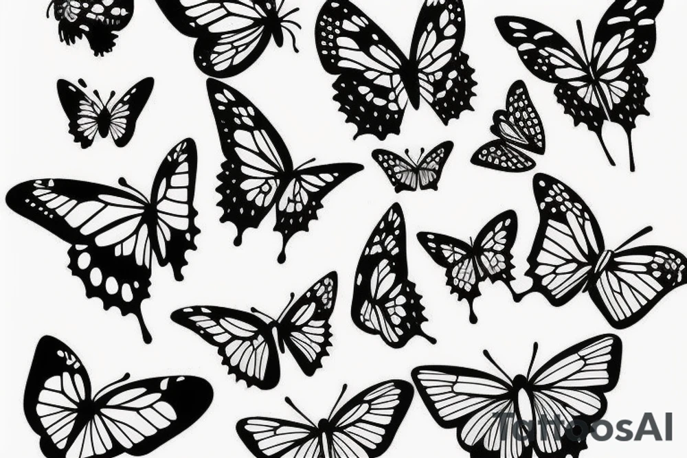 Butterfly tattoo idea