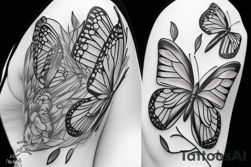 Butterfly tattoo idea