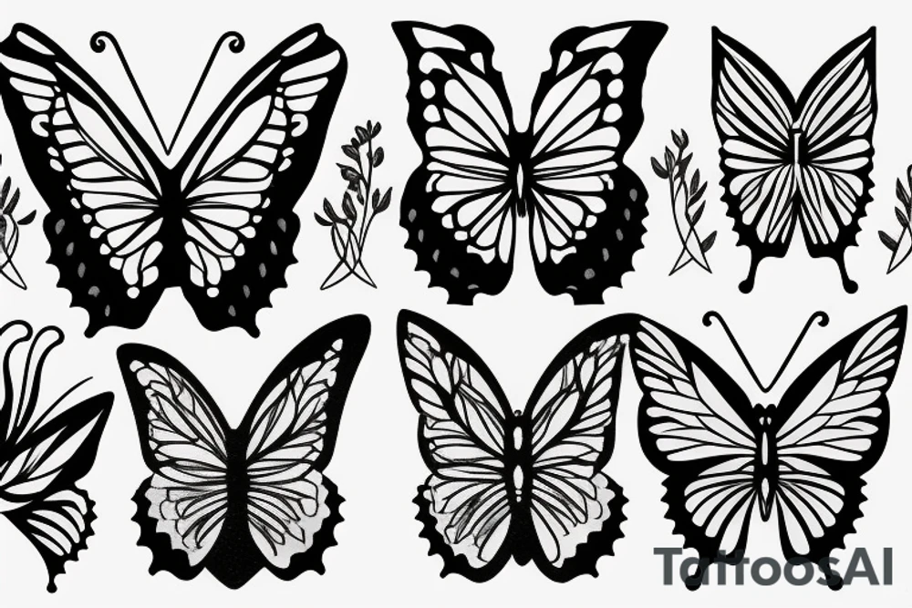 Butterfly tattoo idea