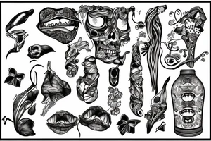 Throat tattoo idea