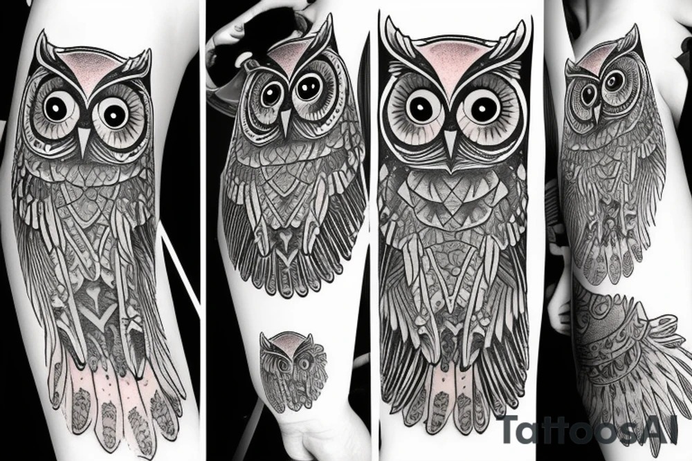 Owl tattoo idea
