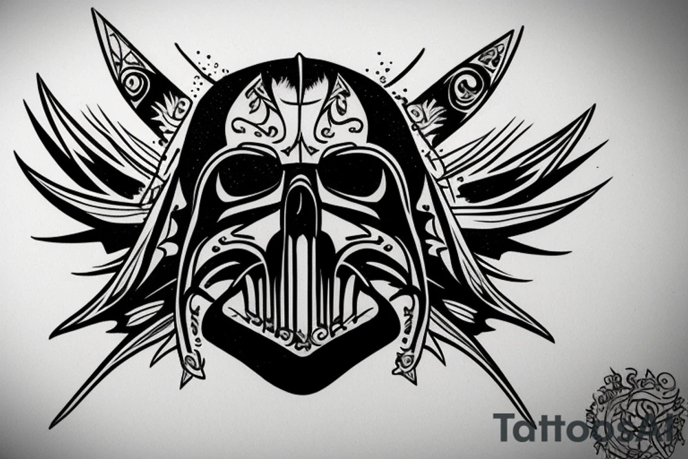Dark side tattoo idea
