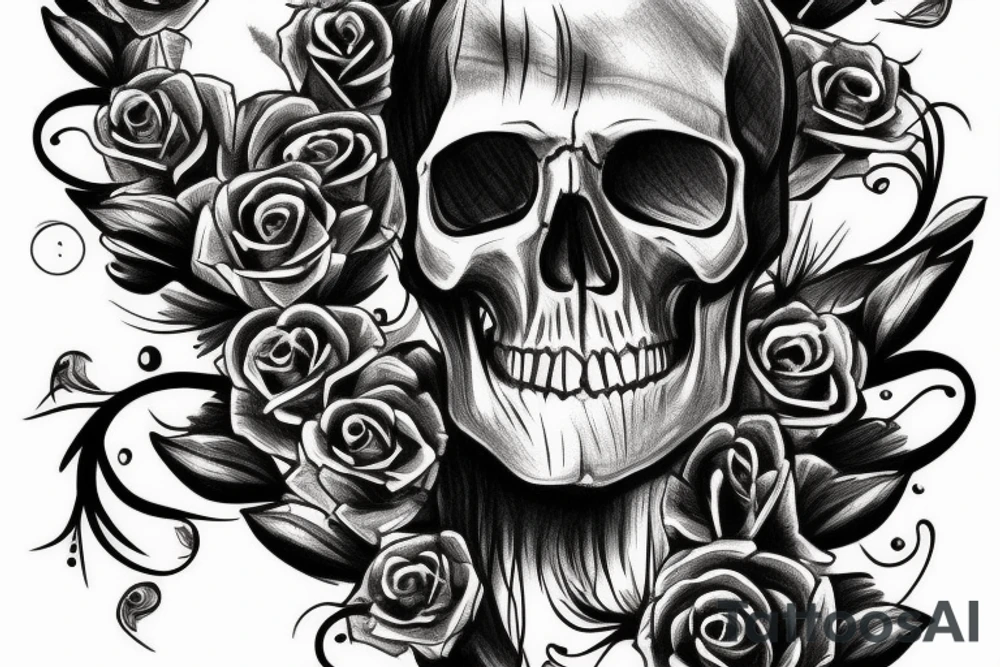 Skull throat tattoo tattoo idea