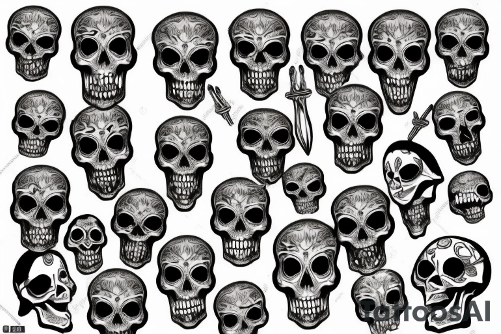 Skull throat tattoo tattoo idea