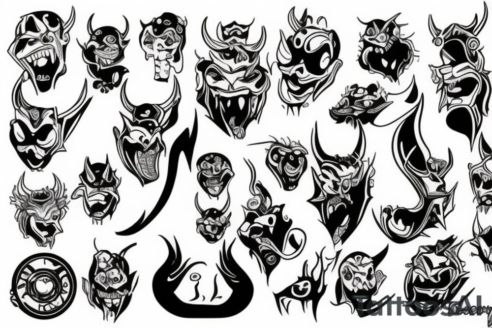 Devil tattoo idea